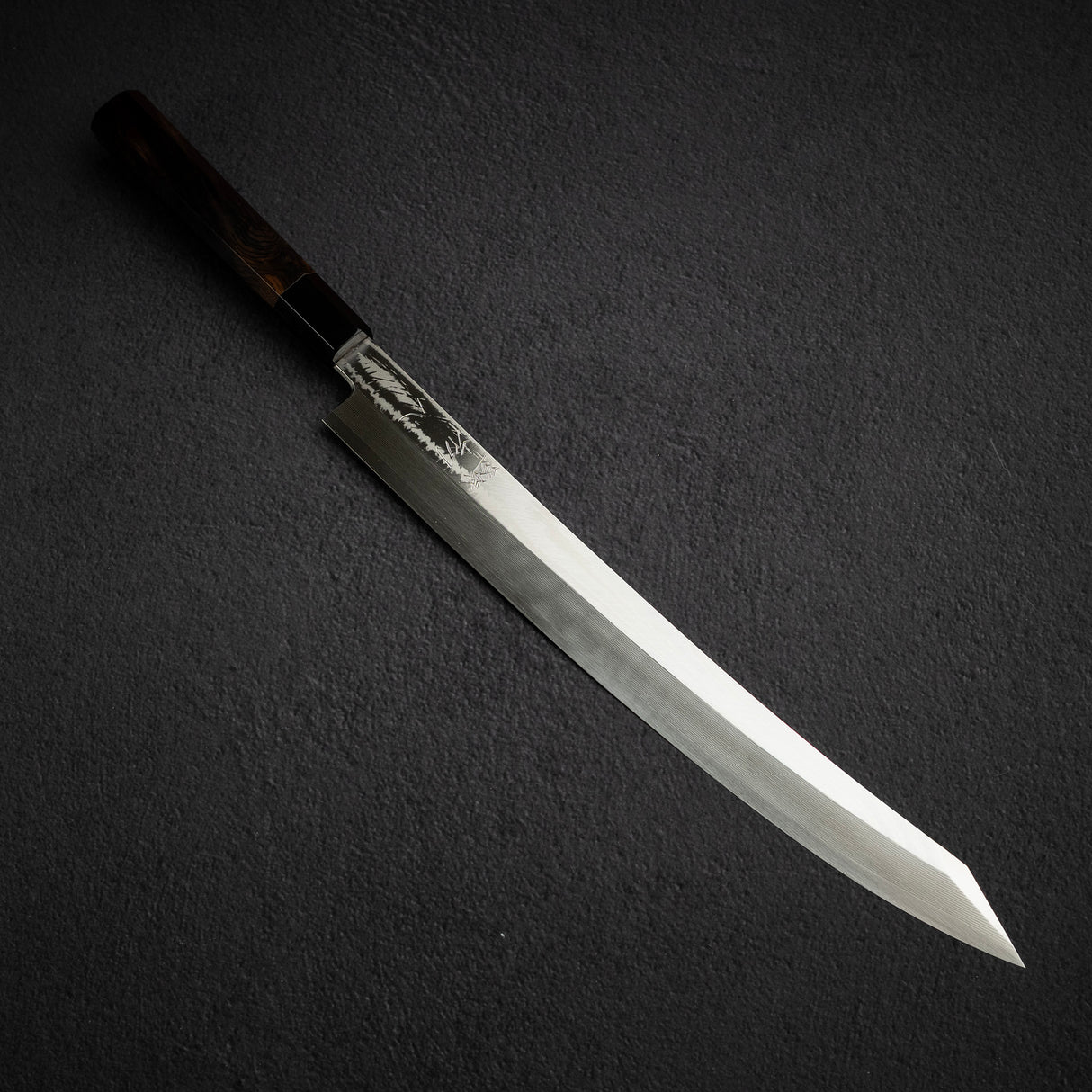 Hatsukokoro x Shimizu Ginsan Damascus K-tip Oozori Yanagiba 330mm
