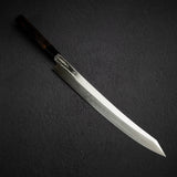 Hatsukokoro x Shimizu Ginsan Damascus K-tip Oozori Yanagiba 330mm