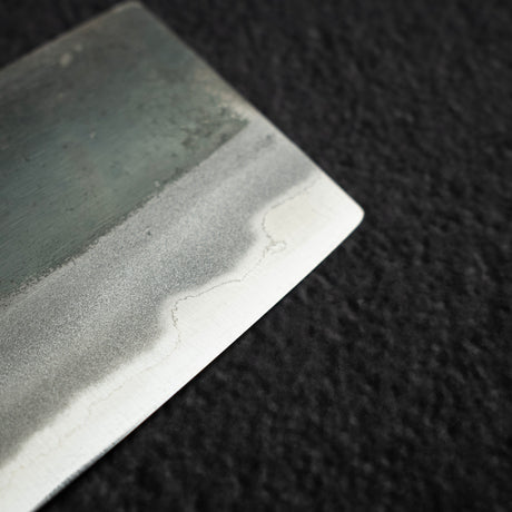 Motokyuuichi Kurosagi AS KU Nakiri 165mm Kurouchi by Hatsukokoro Black Chacate