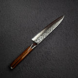 Ono 涼風 SG2鋼 / SG2粉末高速鋼 鎚目 大馬士革 小刀 / 蔬果刀 150mm