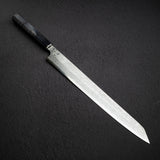 初心 x 弥氏良寬 青鋼二號 大馬士革 切付 柳刃 330mm 庫存品