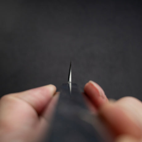 Hatsukokoro x Yoshihiro Yauji Blue 2 Damascus K-tip Yanagiba 330mm Old Stock