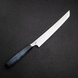 Hatsukokoro x Yoshihiro Yauji Blue 2 Damascus Sakimaru Yanagiba 270mm Old Stock