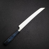 Hatsukokoro x Yoshihiro Yauji Blue 2 Damascus Sakimaru Yanagiba 270mm Old Stock