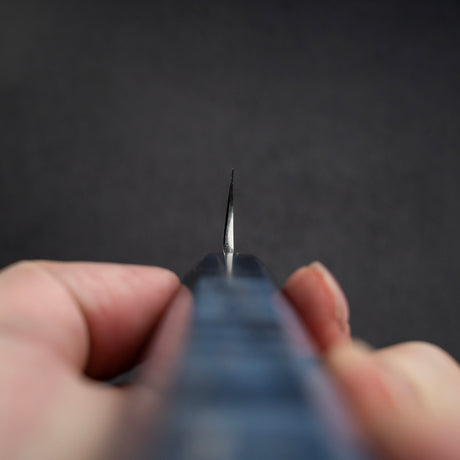 Hatsukokoro x Yoshihiro Yauji Blue 2 Damascus Sakimaru Yanagiba 270mm Old Stock