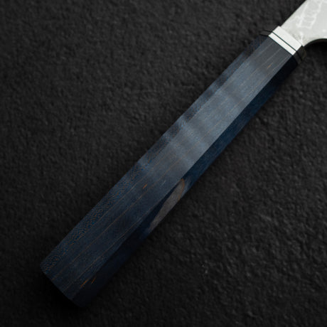 Hatsukokoro x Yoshihiro Yauji Blue 2 Damascus Yanagiba 240mm
