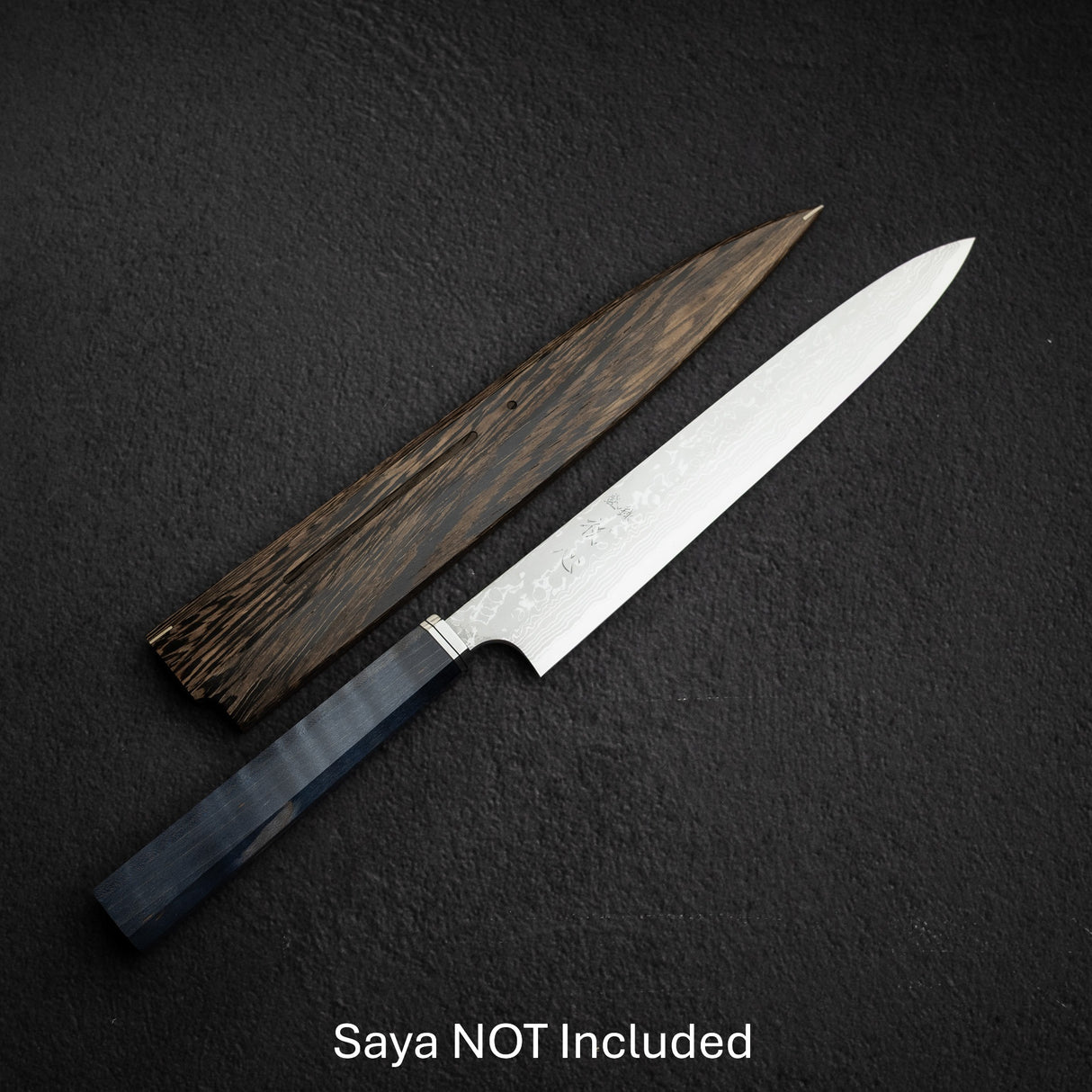 Hatsukokoro x Yoshihiro Yauji Blue 2 Damascus Yanagiba 240mm