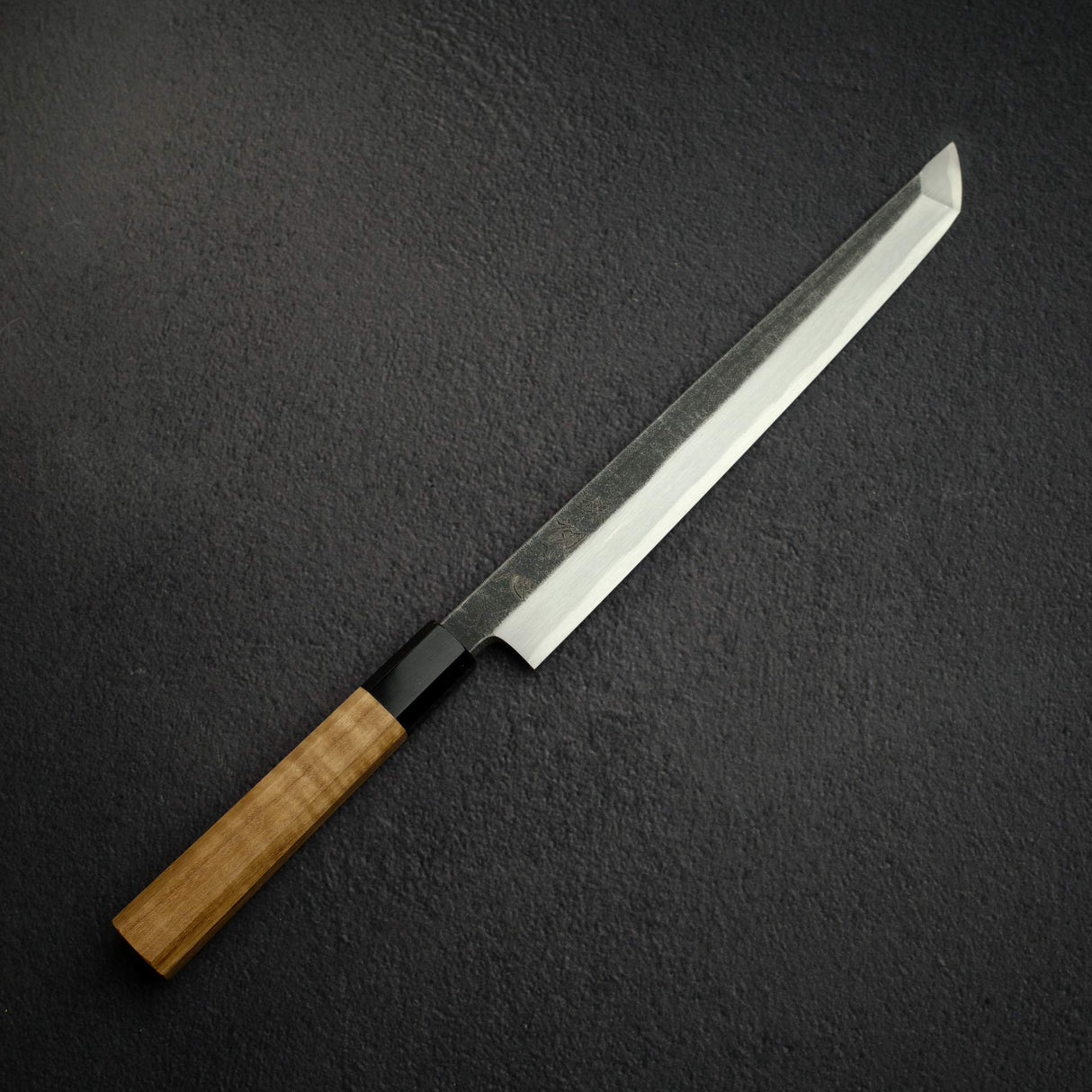 初心 x 明神利器 青鋼二號 黑打 先丸 柳刃 270mm