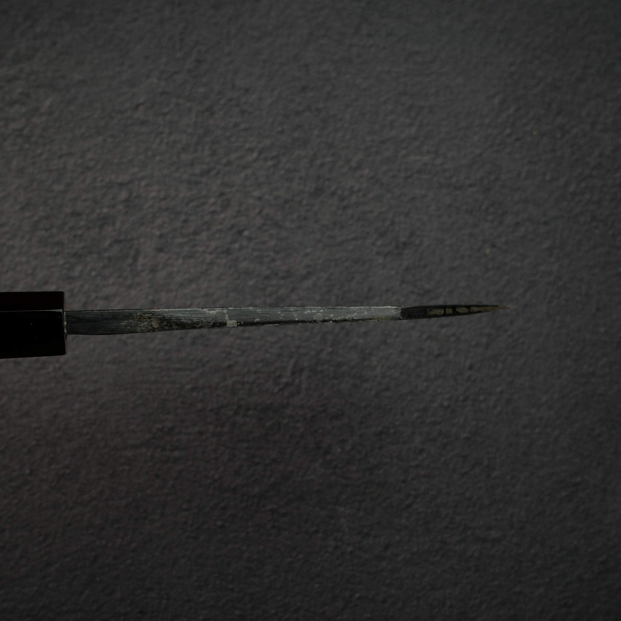 Hatsukokoro Kurokaze Blue 2 Kurouchi K-Tip Deba 150mm Double Bevel
