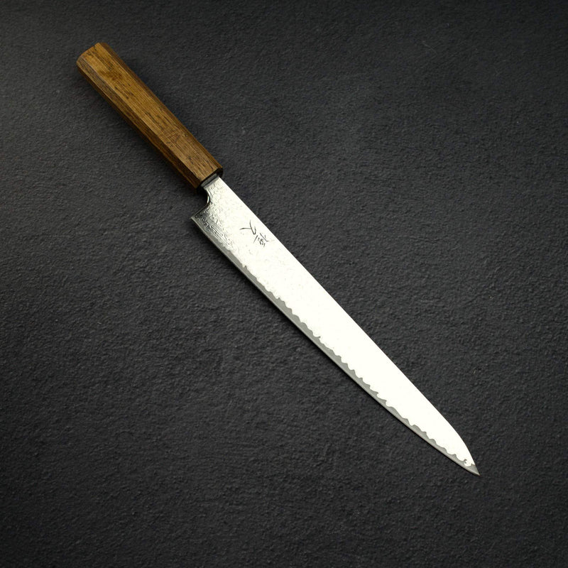 Tsunehisa VG10 Damascus Sujihiki 240mm WA handle
