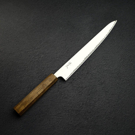 Tsunehisa VG10 Damascus Sujihiki 240mm WA handle