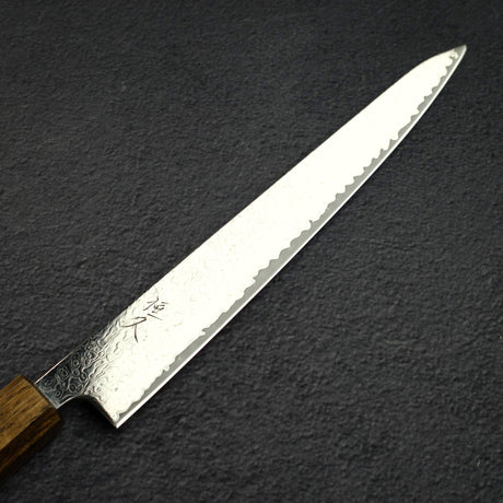 Tsunehisa VG10 Damascus Sujihiki 240mm WA handle