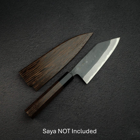Hatsukokoro Kurokaze Blue 2 Kurouchi K-Tip Deba 150mm Double Bevel