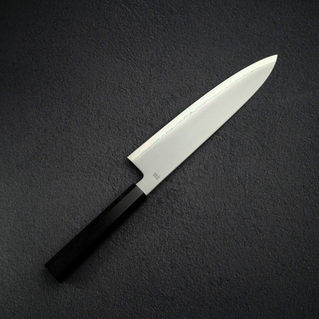 Myojin Riki Seisakusho SG2 Kasumi Gyuto 240mm Ebony Handle