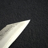 松原 青鋼二號 梨地 切片刀 240mm 燒色栗木