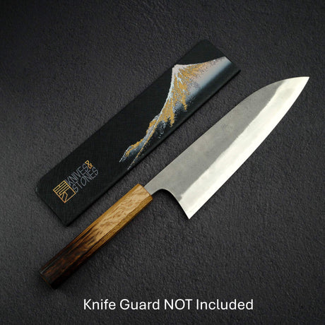 Matsubara Blue 2 Gyuto 210mm Nashiji Burnt Kashi