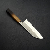 Matsubara Blue 2 Santoku 170mm Nashiji Burnt Kashi