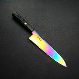 初心 Ryuhyo SG2大馬士革彩虹牛刀 210mm