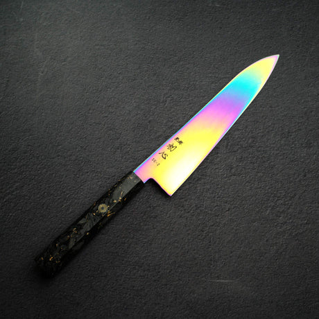 Hatsukokoro Ryuhyo SG2 Damascus Rainbow Gyuto 210mm