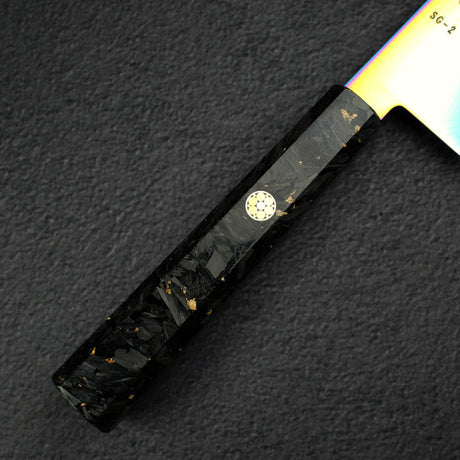 Hatsukokoro Ryuhyo SG2 Damascus Rainbow K-tip Gyuto 240mm