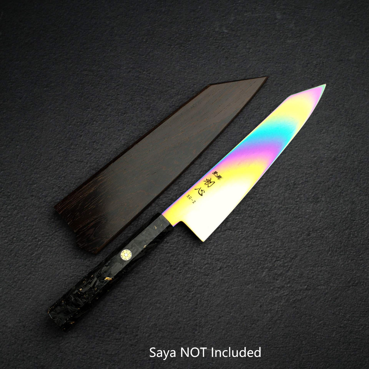 初心 Ryuhyo SG2大馬士革 彩虹 切付牛刀 210mm