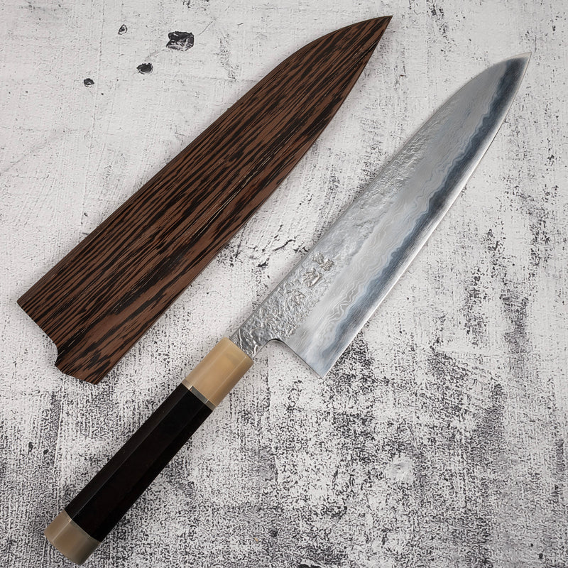 Masuda Yoshihide Blue 1 Damascus Gyuto 240mm