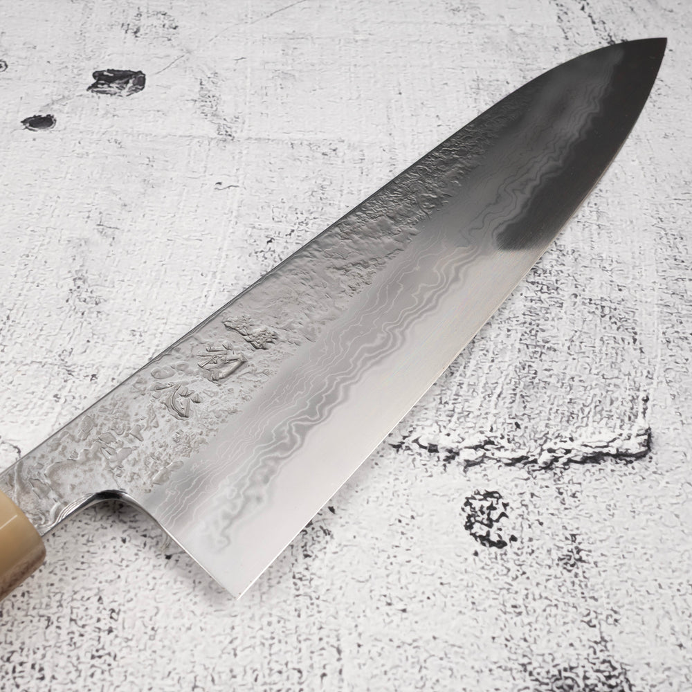 Hatsukokoro x Masuda Blue 1 Damascus Nashiji