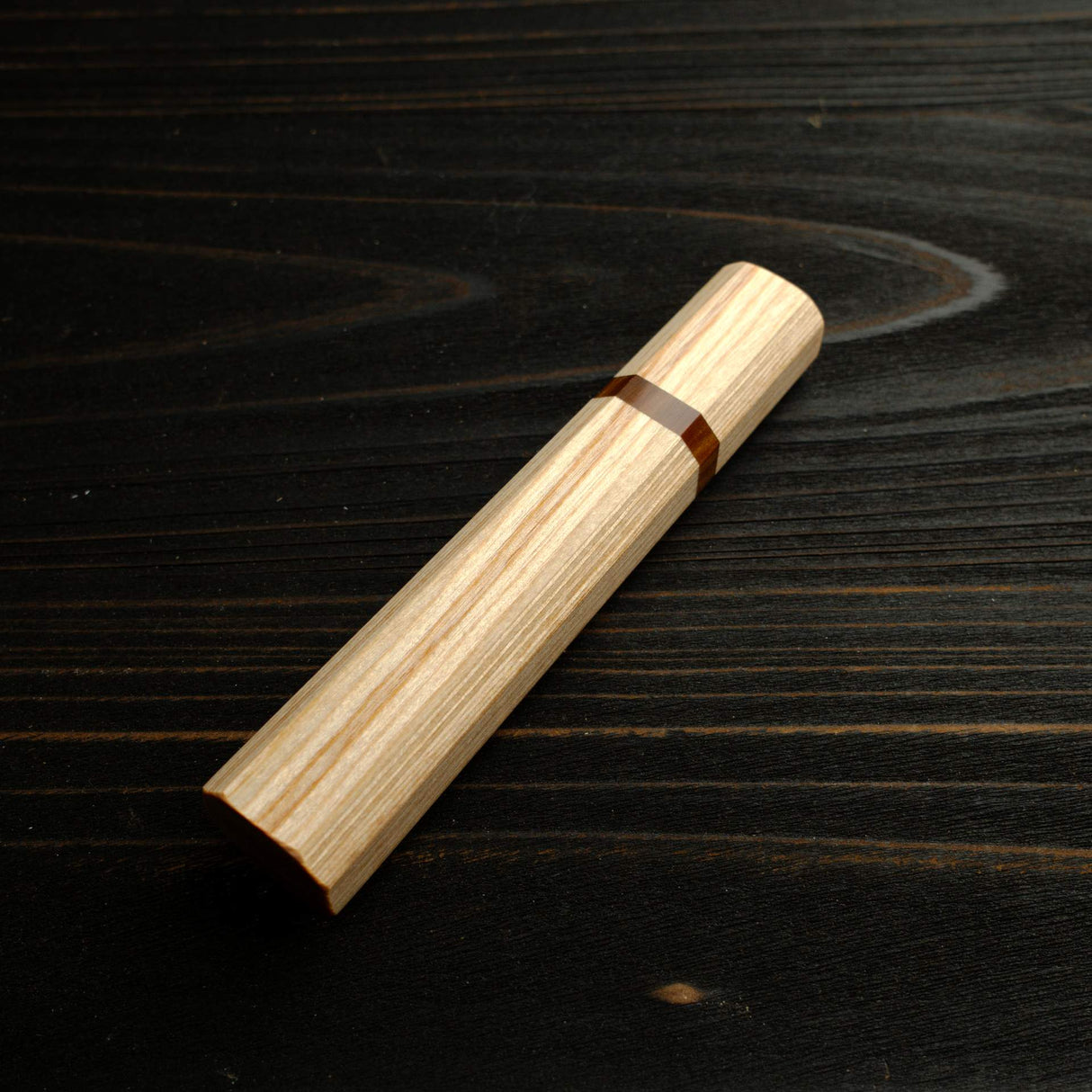 K&S Sample Sale: Octagonal Light Scheme Wood Handle for Gyuto 210mm