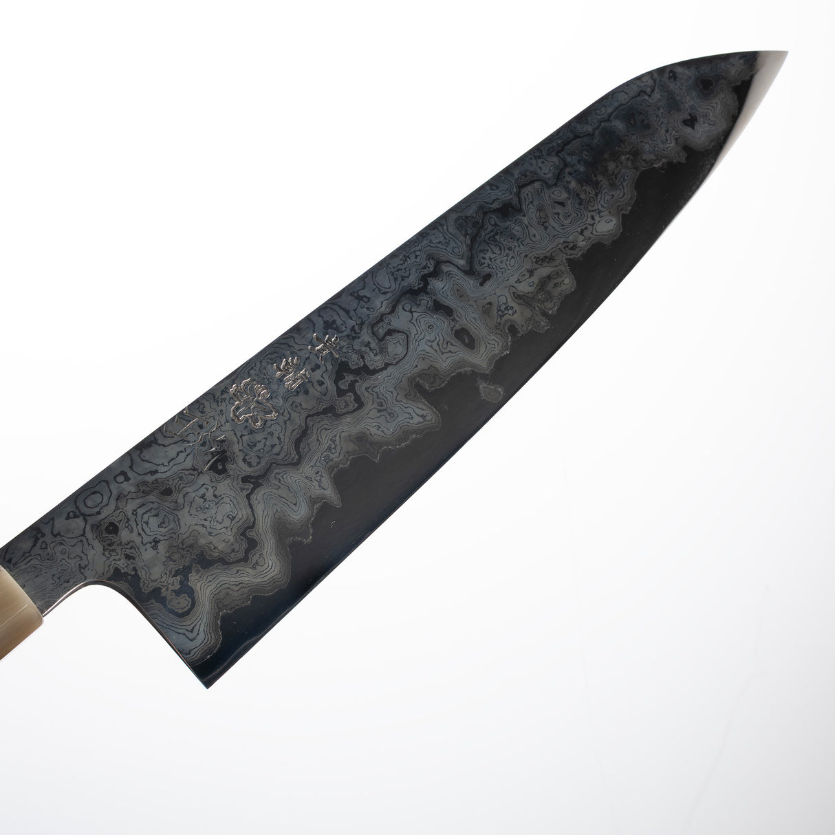 Kisuke x Xinguo Byakku Enn Gyuto 300mm Blue 1 Damascus