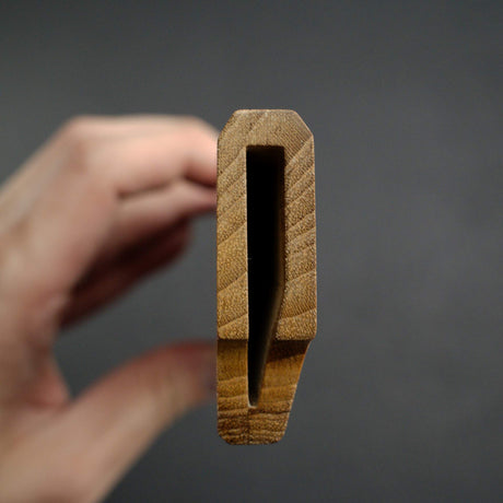 K&S Kritsuke (K-tip) Yanagiba Hardwood  Saya, Standard Profile