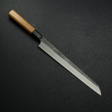 Hatsukokoro x Myojin Shirasagi Blue 2 Kurouchi K-Tip Yanagiba 270mm