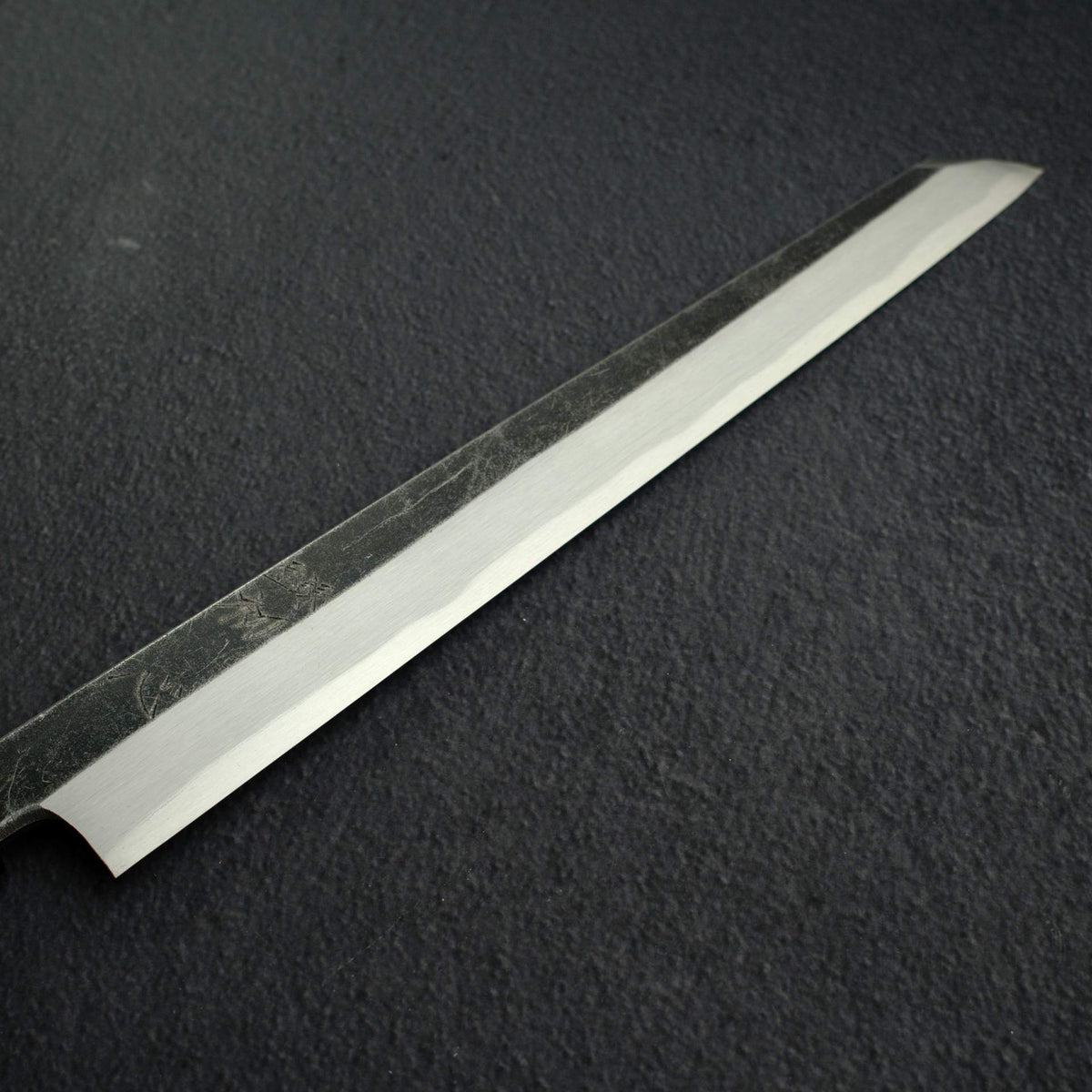 Hatsukokoro x Myojin Shirasagi Blue 2 Kurouchi K-Tip Yanagiba 270mm