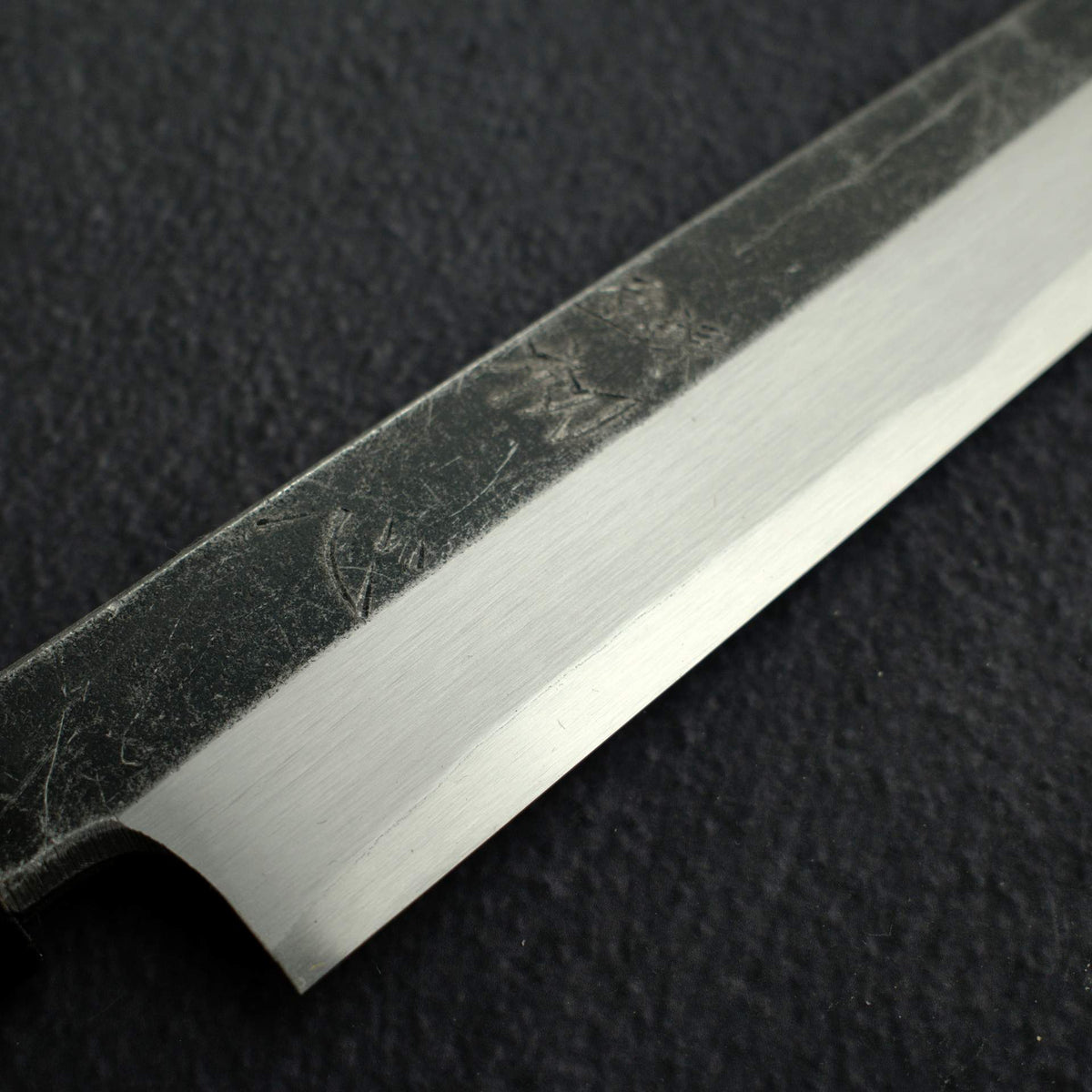 Hatsukokoro x Myojin Shirasagi Blue 2 Kurouchi K-Tip Yanagiba 270mm