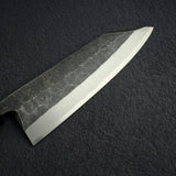 Myojin Riki x Hatsukokoro Shirasagi  Blue 2 Kurouchi K-Tip Deba 180mm
