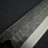 Myojin Riki x Hatsukokoro Shirasagi  Blue 2 Kurouchi K-Tip Deba 180mm