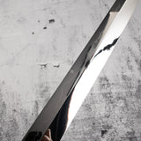Exotic: Genkai Masakuni (玄海正國) Mizu-Honyaki Maguro Kiri 450mm Mt. Fuji Hamon