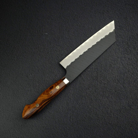 Nigara SG2 Tsuchime K-tip Nakiri 165mm Kurouchi Western Ironwood
