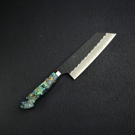 Nigara SG2 Tsuchime K-tip Nakiri 165mm Kurouchi Mother of Pearl Handle