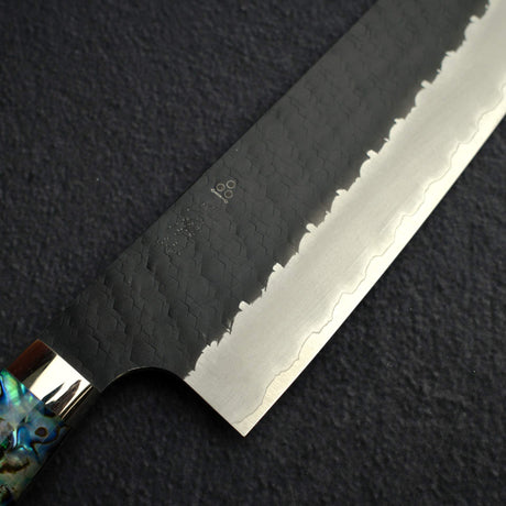 Nigara SG2 Tsuchime K-tip Nakiri 165mm Kurouchi Mother of Pearl Handle