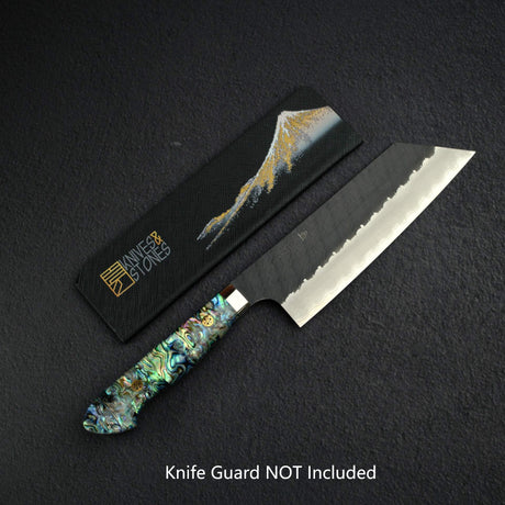 Nigara SG2 Tsuchime K-tip Nakiri 165mm Kurouchi Mother of Pearl Handle