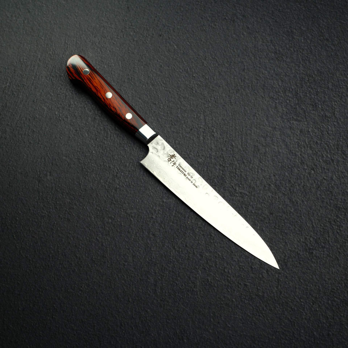 堺孝行 VG10鋼 33層 鎚目大馬士革 小刀 150mm