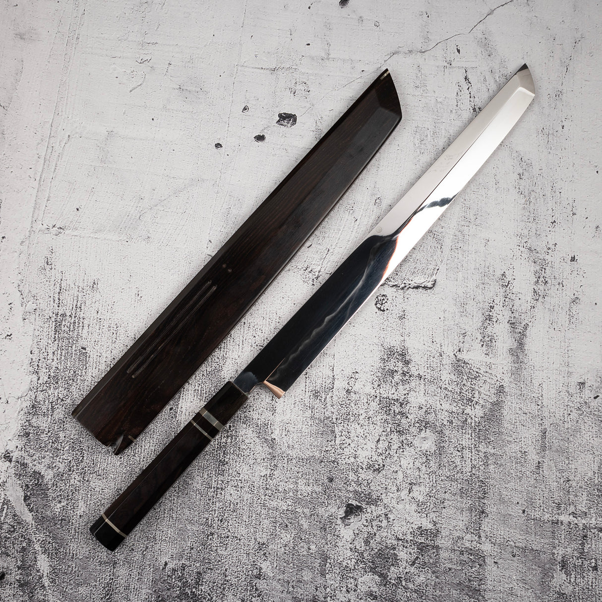 Exotic: Genkai Masakuni (玄海正國) Mizu-Honyaki Mt. Fuji Sakimaru Takohiki 360mm