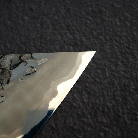 Kisuke x Xinguo Blue 1 槌目 Bunka 180mm，附磁吸護套與漆塗握柄