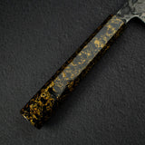 Kisuke x Xinguo Blue 1 Tsuchime Bunka 180mm w/ Magnetic Guard Urushi Handle