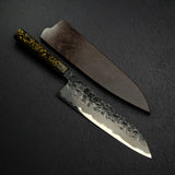 Kisuke x Xinguo Blue 1 Tsuchime Gyuto 210mm w/ Saya & Urushi Handle
