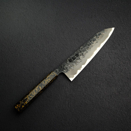 Kisuke x Xinguo Blue 1 槌目牛刀 210mm，附刀鞘與漆塗握柄