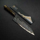 Kisuke x Xinguo Blue 1 Tsuchime K-tip Gyuto 240mm w/ Magnetic Guard & Urushi Handle