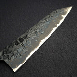 Kisuke x Xinguo Blue 1 Tsuchime K-tip Gyuto 240mm w/ Magnetic Guard & Urushi Handle
