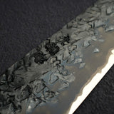 Kisuke x Xinguo Blue 1 Tsuchime K-tip Gyuto 240mm w/ Magnetic Guard & Urushi Handle