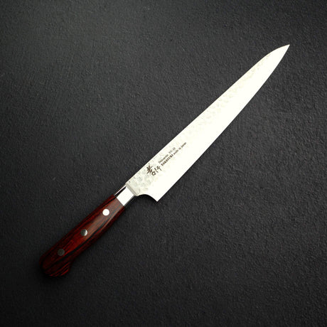 堺孝行 VG10鋼 鎚目大馬士革 筋引 240mm (9.4")